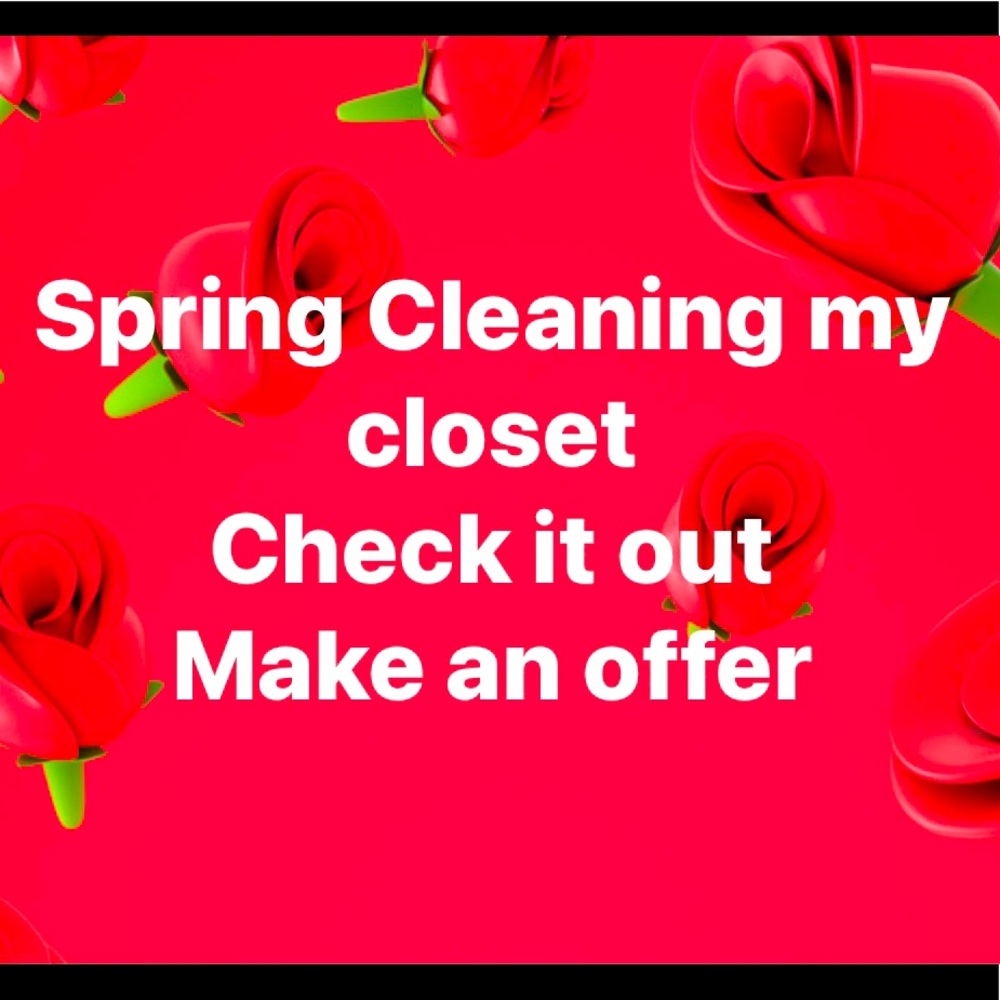 Spring cleaning my closet